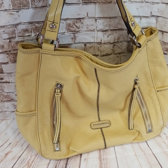 light yellow purse